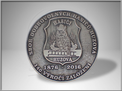 Medaile Dobrovolný hasičský sbor Huzová