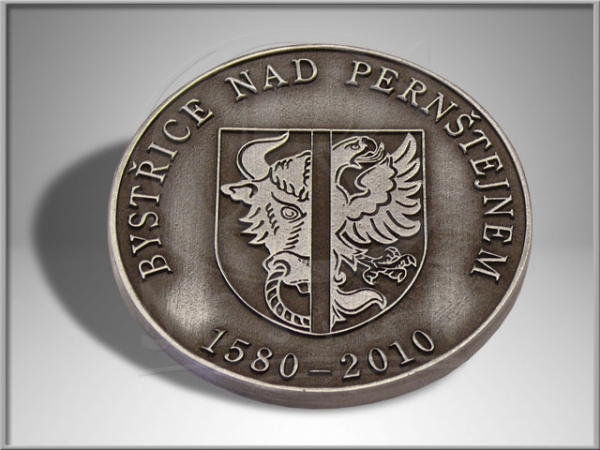 medaile Bystřice nad Pernštejnem