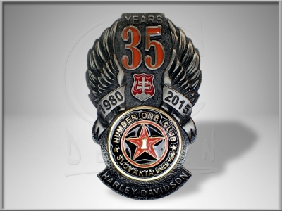 Odznak Harley Davidson Slovakia 35
