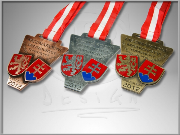 Medaile Mezinárodní turistický závod 2012