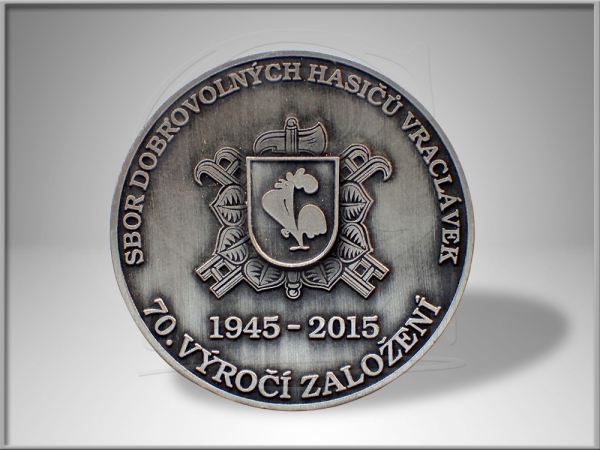 Medaile Dobrovolný hasičský sbor Vraclávek