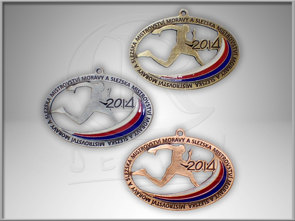 Medaile Mistrovství Moravy a Slezska 2014