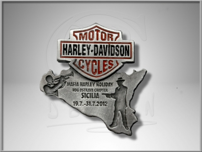 Mafia Harley Holiday badge
