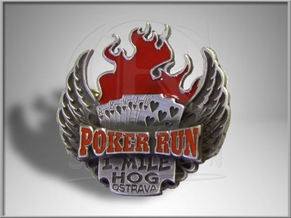 odznak Poker run