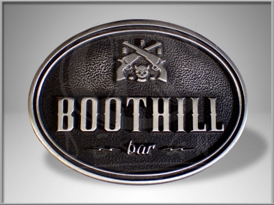 Opasková spona Boothill bar