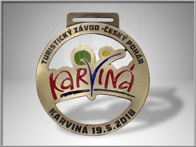 Medaile Turistický závod Karviná 2018