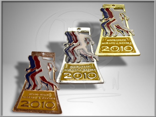 medaile Mistrovství Moravy a Slezska 2010
