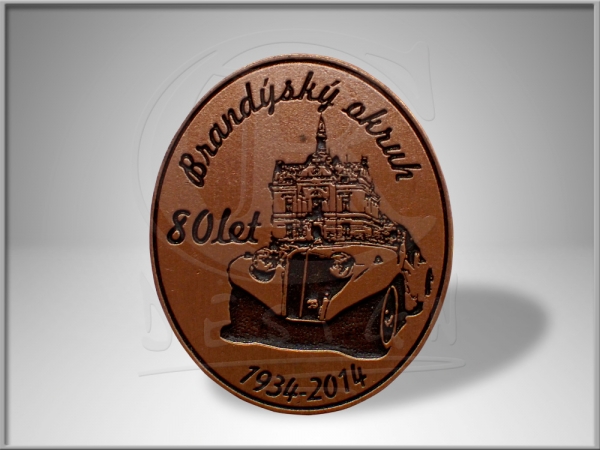Medaile Brandýský okruh 80 let