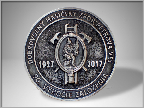 Medaile Dobrovolný hasičský sbor Petrova Ves