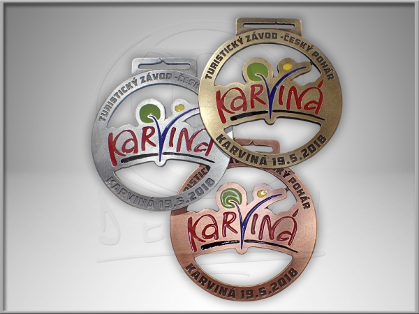Medaile Turistický závod Karviná 2018